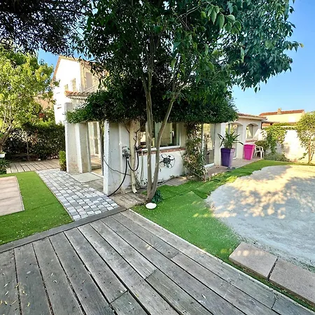 Апартаменты Evasion Mediterraneenne Bas De Cath, Jardin Prive, Parking
